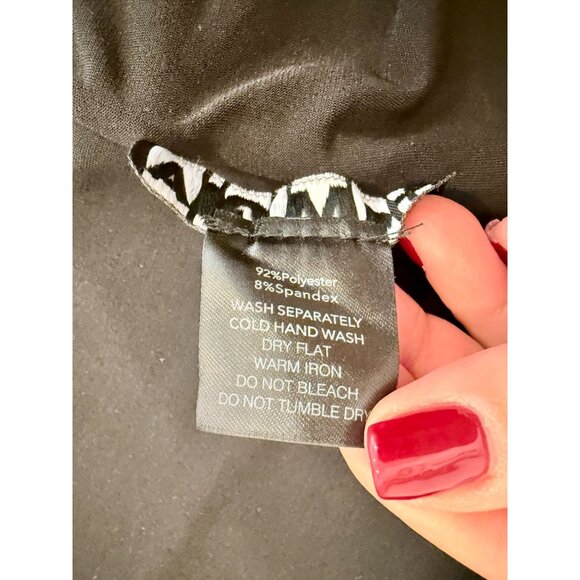 I.AM.GIA Black Halter Ring Detail Wrap Crop Top – Size S - Picture 2 of 5